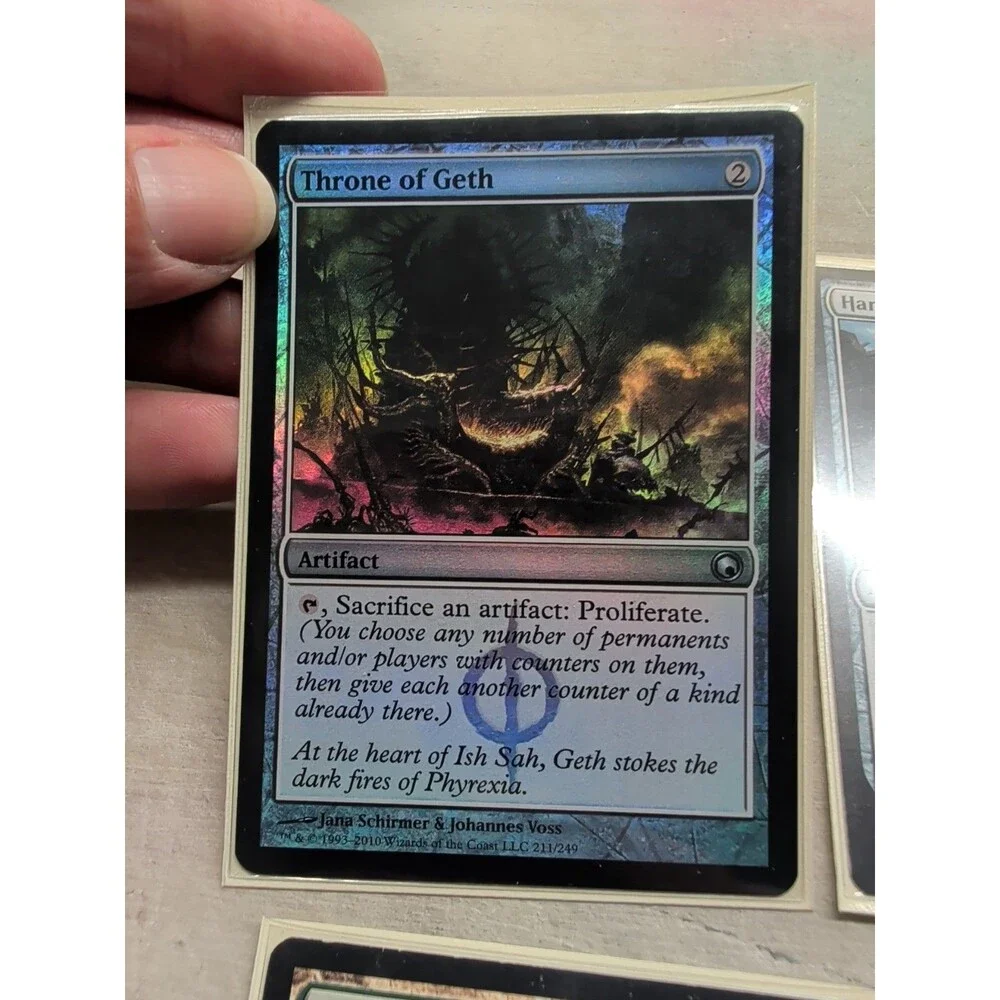 ​MTG Lot of Ten: 2x Hangarback Walker, 2x Grumgully, Full-Art Lands & more